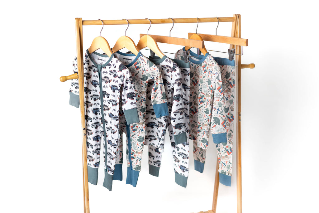 Little Warriors Bamboo Zippy 🪖  (BESTSELLER!) | Romper PJ: 6-12 months