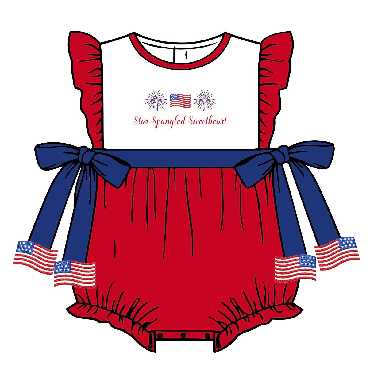Star Spangled Sweetheart Red Bubble