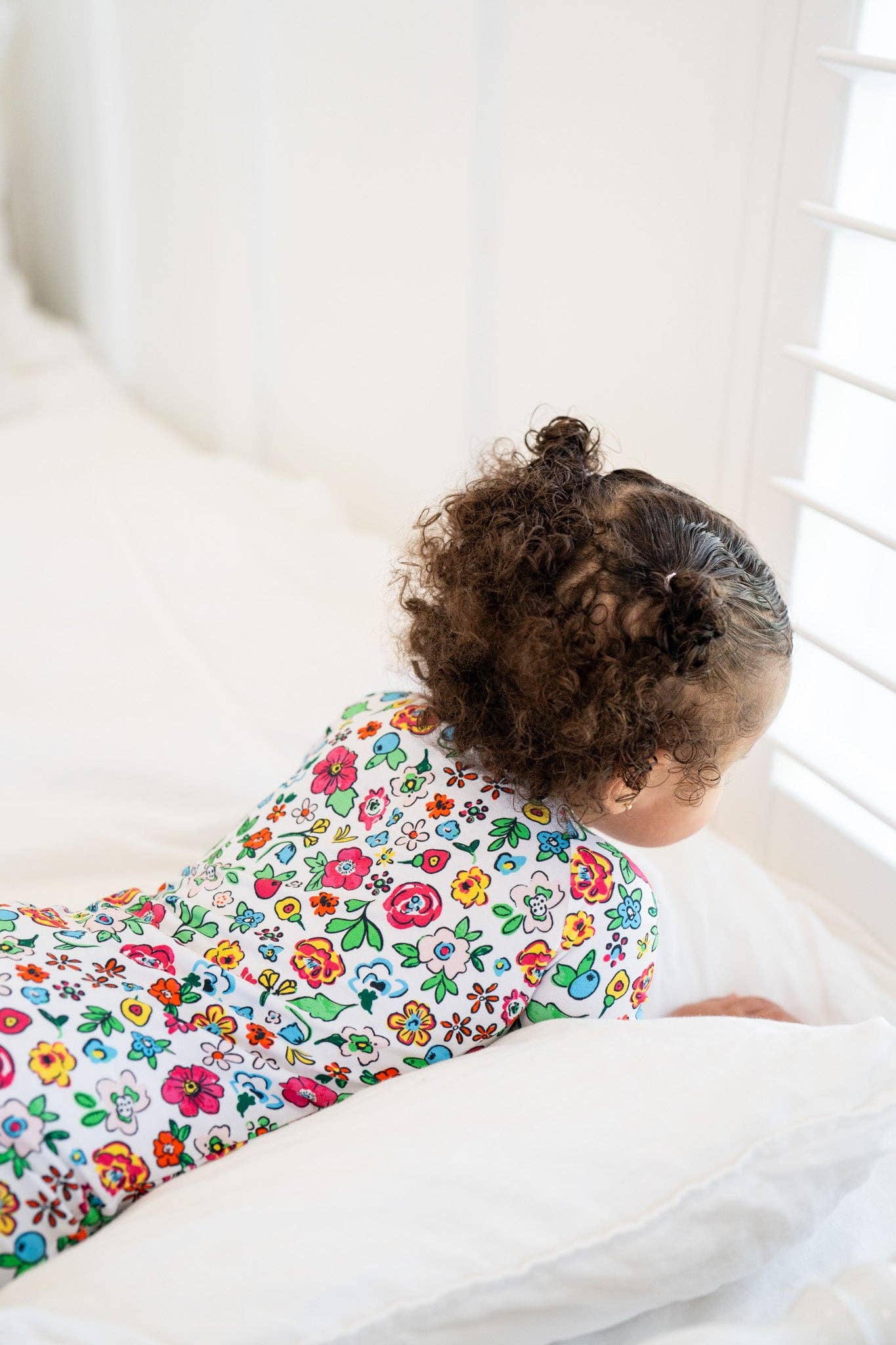 Wild Garden Bamboo Floral🌸 | One-Piece Convertible Romper : 0-3 months