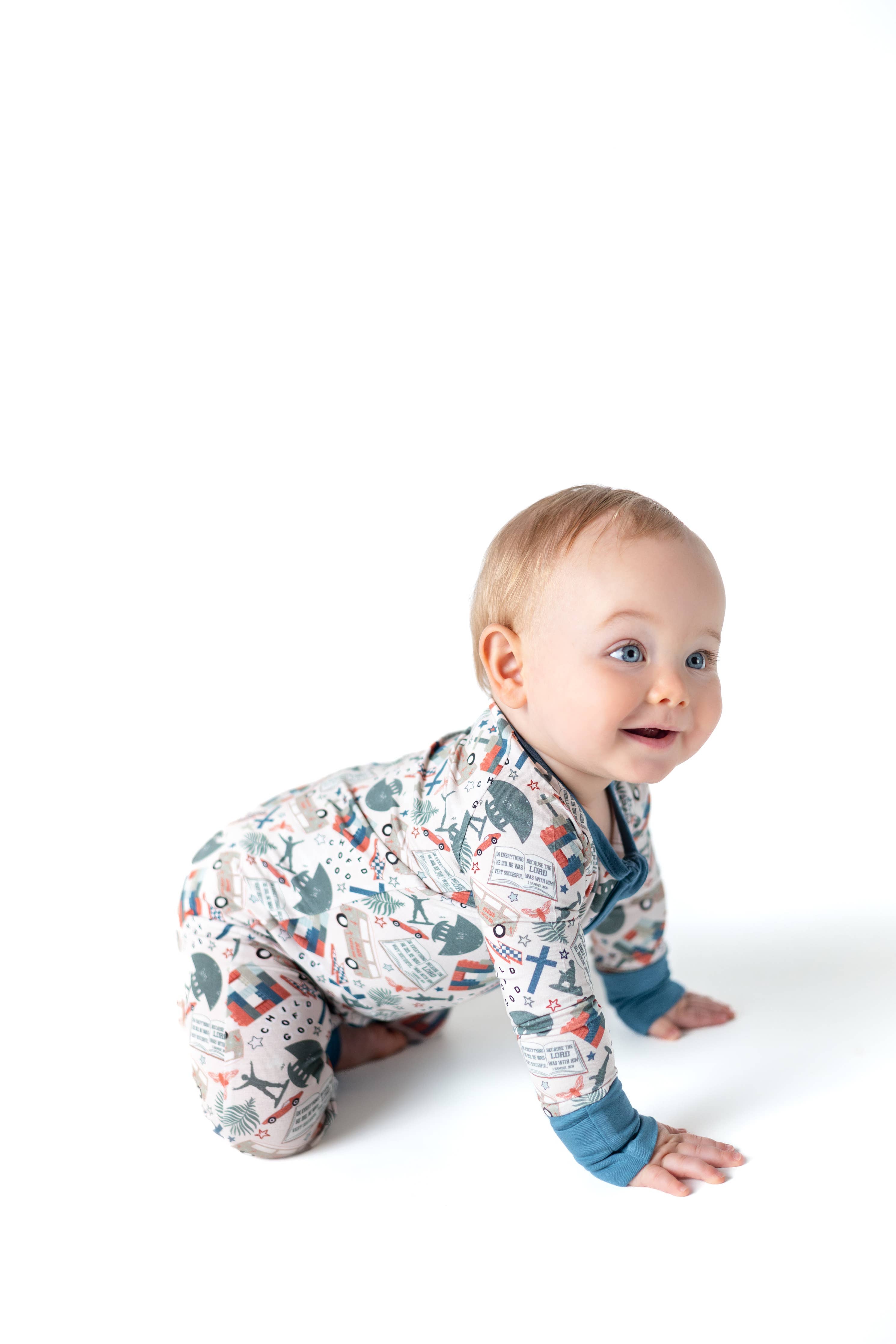 Little Warriors Bamboo Zippy 🪖  (BESTSELLER!) | Romper PJ: 6-12 months